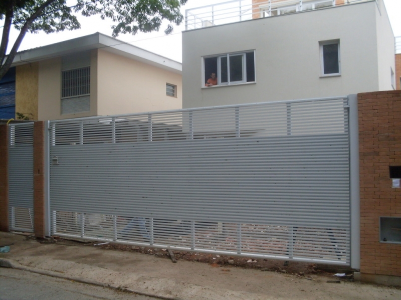 Portão Automático Horizontal Valor Jardim Ângela - Portão Automático Basculante