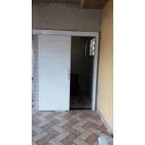 porta de aço automática Conjunto Residencial Butantã