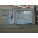 portão social com puxador Conjunto Residencial Butantã